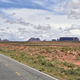 A road through Monument Valley
